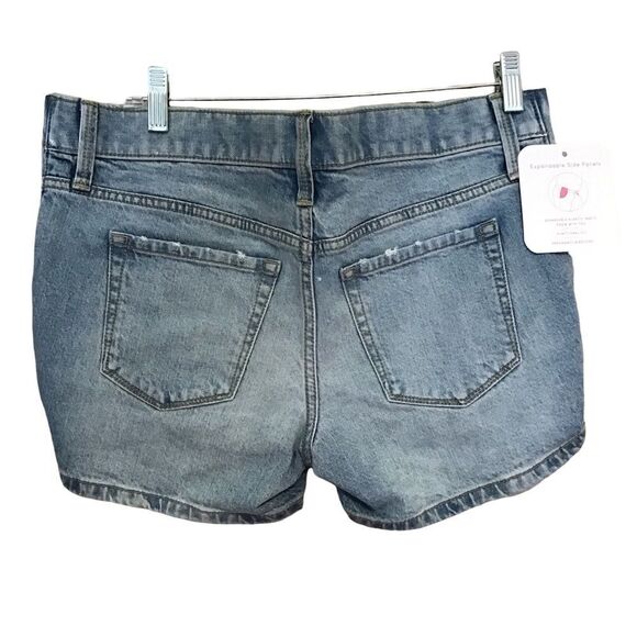 Isabel Maternity Midi Short Denim Shorts 2 - Picture 2 of 6